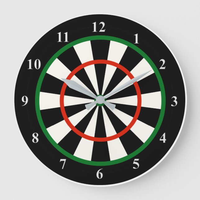 Time for Darts Unique Novelty Wall Clock (Front)
