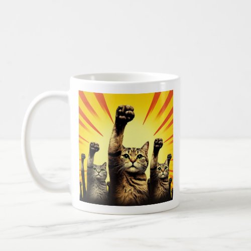 Time for dinner cat revolution coffee mug