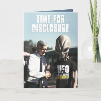 Time for Disclosure ALT Birthday Card