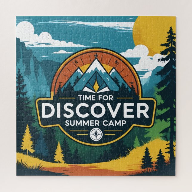 Time for Discover: Summer Camp Adventure Jigsaw Puzzle (Vertical)
