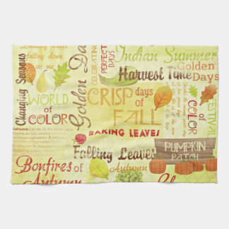 Time for Fall Kitchen Towels