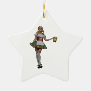 TIME FOR FEST CERAMIC ORNAMENT