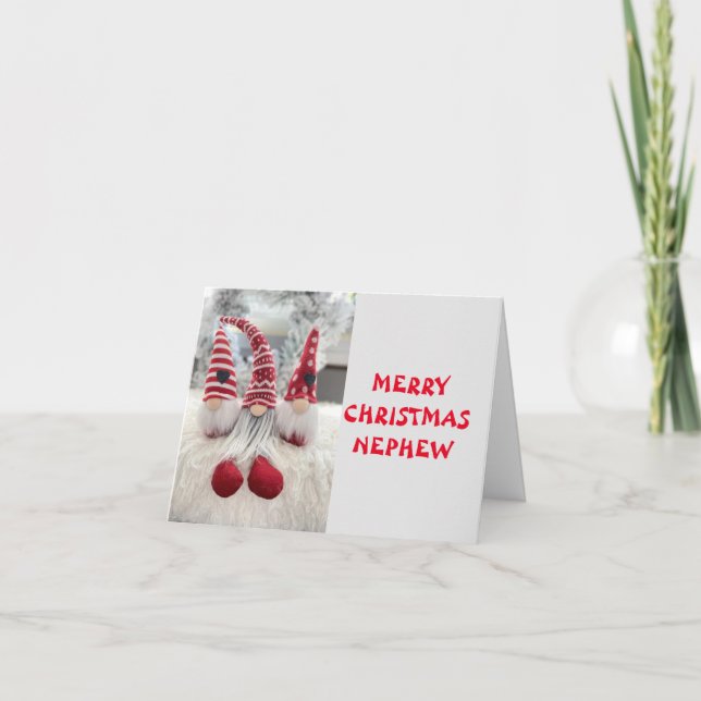 TIME FOR FUN AT CHRISTMAS NEPHEW CARD (Front)