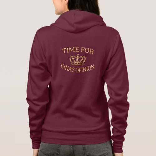 Time for Ginas Opinion Hoodie Brooklyn 99 Sweater