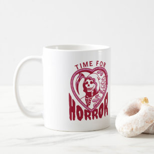 Time For Horror Movie Fans or Book Lovers Coffee Mug