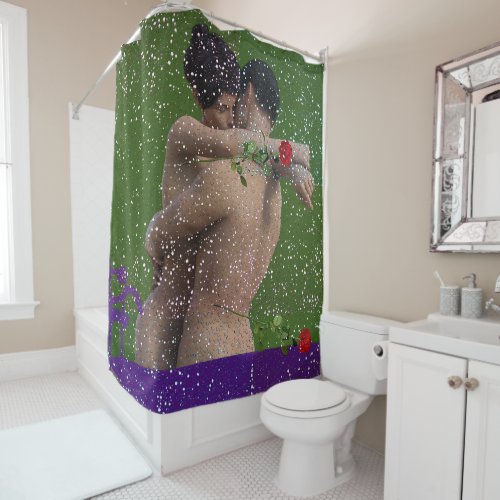 Time for Love  _  Shower Curtain