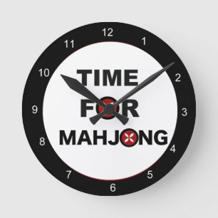 Time for Mahjong Round Clock