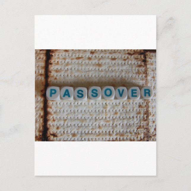 time For Matzoh Postcard (Front)