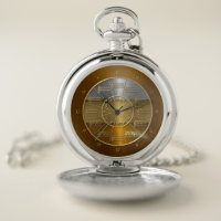 Time for Music's Circle of Fifths Pocket Watch
