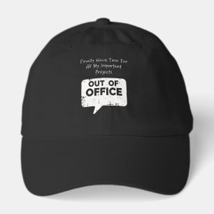 Time for My Important Projects Funny Retirement Hat