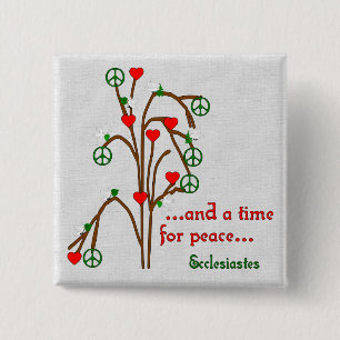 Time For Peace Button