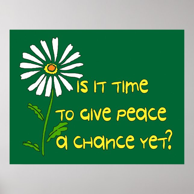 Time For Peace Poster (Front)
