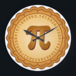 Time for PIE  Large Clock<br><div class="desc">Keep track of time to the next Pi Day Party,  March 14 or 3/14,  the first three digits of π,  or 3.14. Math lovers celebrate math!</div>