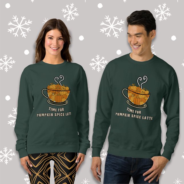 Time for Pumpkin Spice Latte Men Sweatshirt (Creator Uploaded)