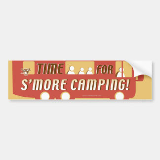 "Time for s'more camping!" Bumper Sticker