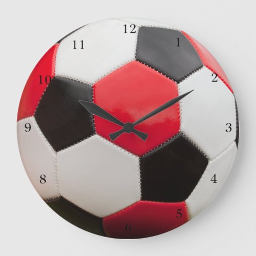 Time for Soccer Large Clock