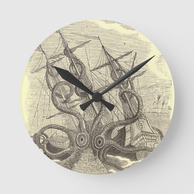Time for Sushi! Kraken Clock (Front)