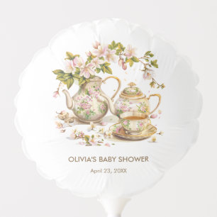Time for Tea / A Baby is Brewing Baby Shower Balloon