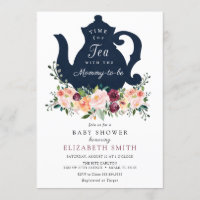 Time for Tea Baby Shower Invitation