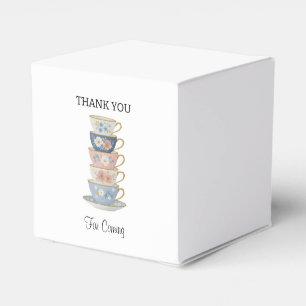 Time for Tea Bridal Shower Favor Boxes