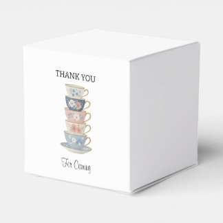 Time for Tea Bridal Shower Favor Boxes