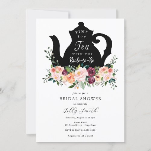 Time for Tea Bridal Shower Invitation