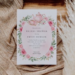Time for Tea Bridal Shower Invitation