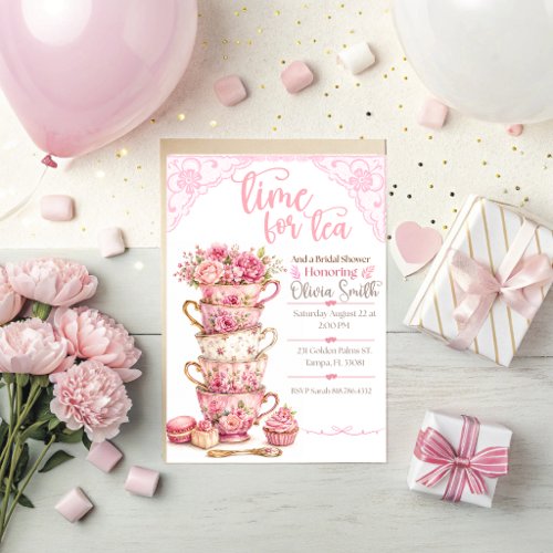 Time for Tea Bridal Shower Invitation