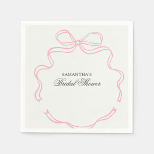 Time for Tea Bridal Shower Wildflower  Napkins