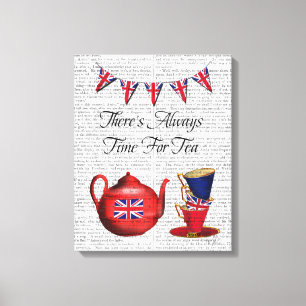 Time For Tea Canvas Print