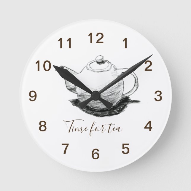 Time for Tea Clock (Front)