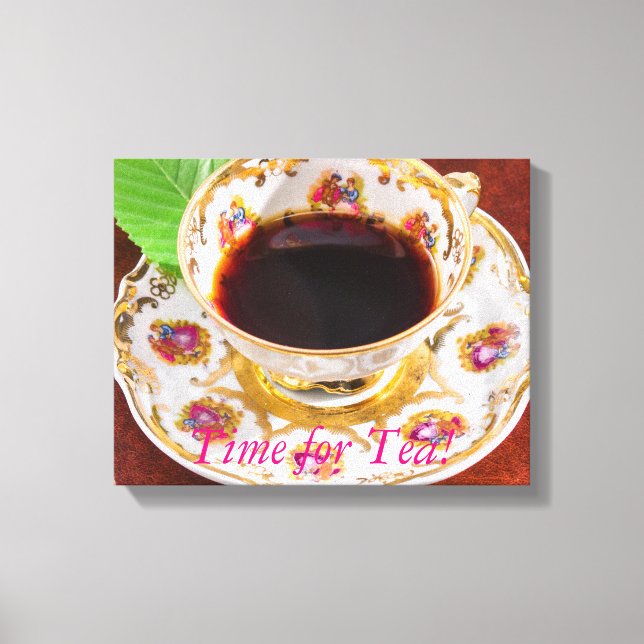 Time for Tea Design Canvas Print (Front)