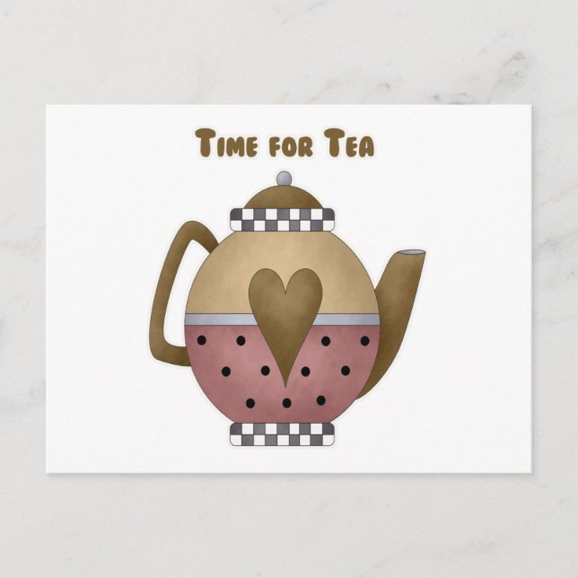 Time for Tea Postcard (Front)