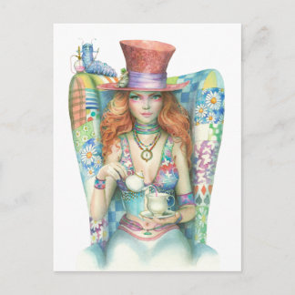 Time for Tea, The Mad Hatter Postcard