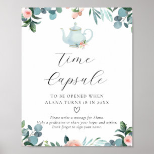 Time for Tea Time Capsule Sign