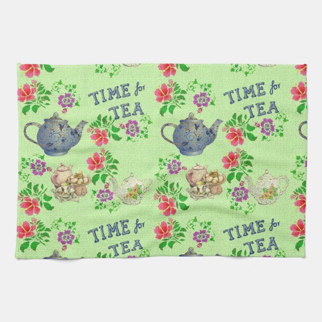 TIME for TEA Towel (Horizontal)