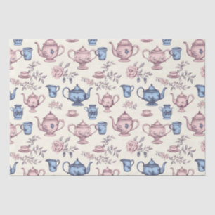 Time for Tea Vintage Pattern Tissue Paper