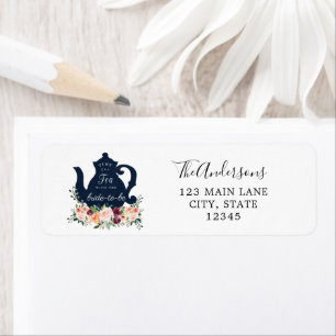 Time for Tea with the Bride Return Address Label