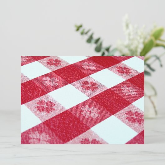 Time for the Red-Checked Tablecloth! (Standing Front)