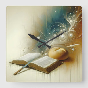 “Time for the Word” Wall Clock