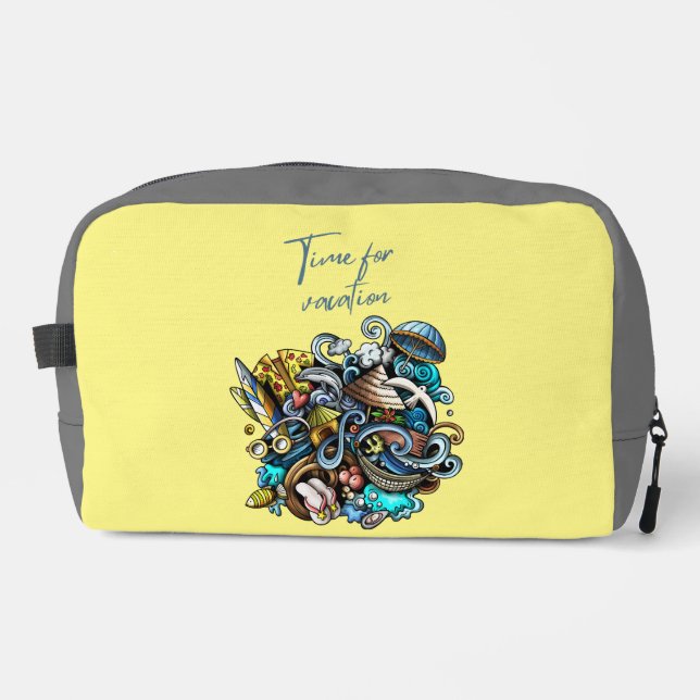 time for vacation dopp kit (Front)