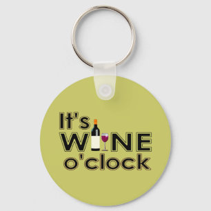 Time for Wine. Keychain