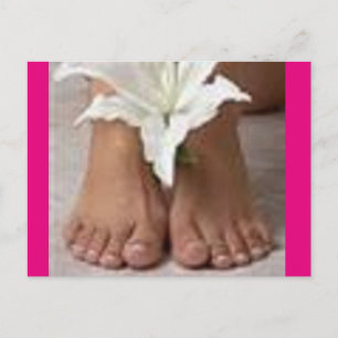 Time for your Pedicure Postcard
