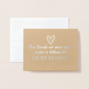 Time Friends - Sweet Bridesmaid Proposal Foil Card