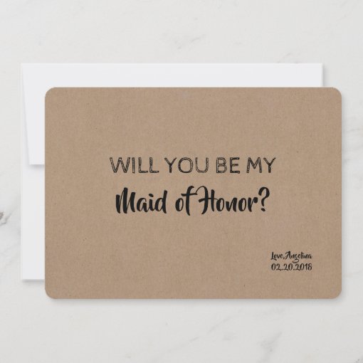 Time Friends - Will You Be My Bridesmaid Invitation | Zazzle