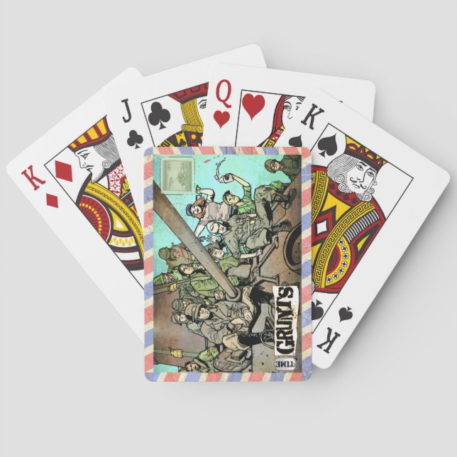 Time Grunts playing cards (Back)