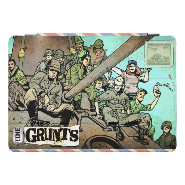 Time Grunts postcard iPad cover (Horizontal)