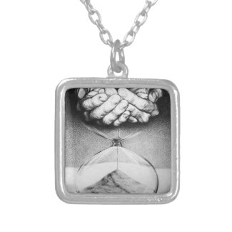 Time Hourglass hands Pencil drawing Surreal art