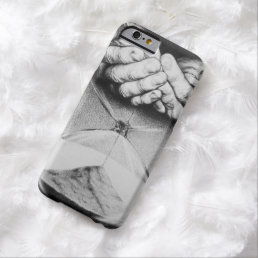 Time Hourglass Sand Hands Drawing Surreal Dark Art Barely There iPhone 6 Case