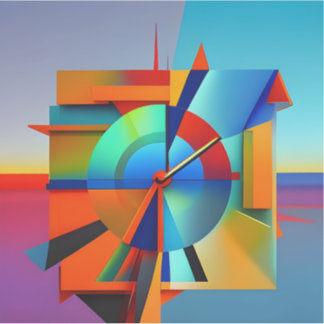 Time In Pieces Removable Vinyl Sticker